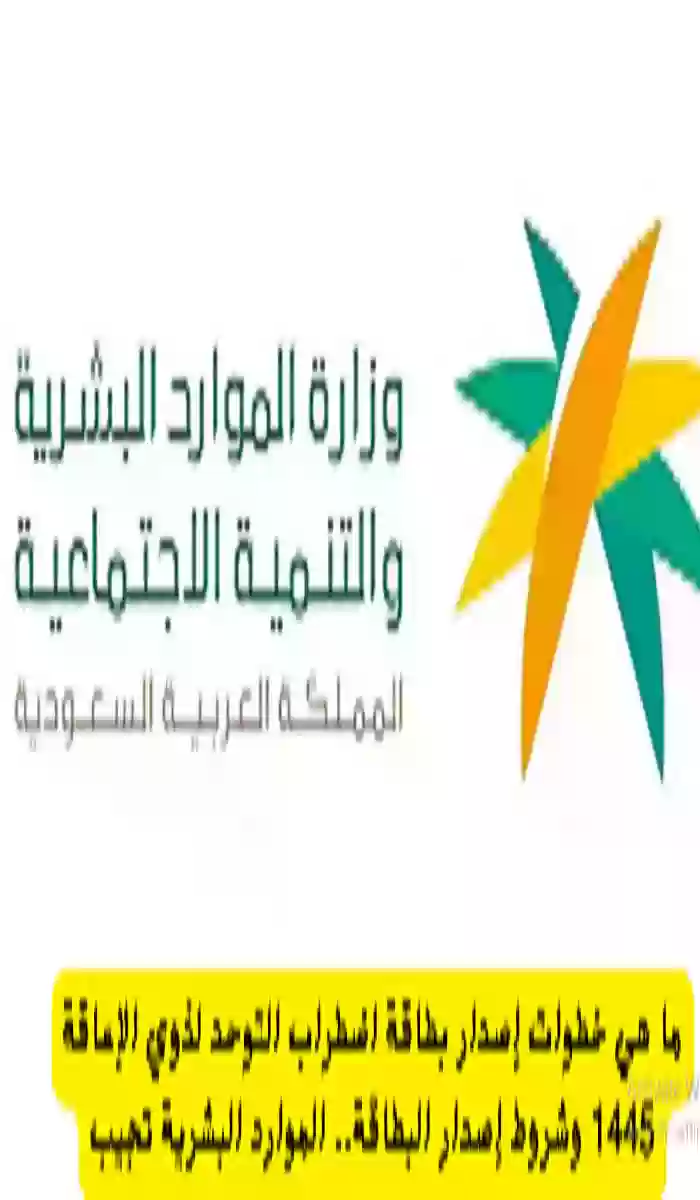 ما هي خطوات إصدار بطاقة توحد لذوي الإعاقة 1445 واهم مميزاتها مع المستندات المطلوبة