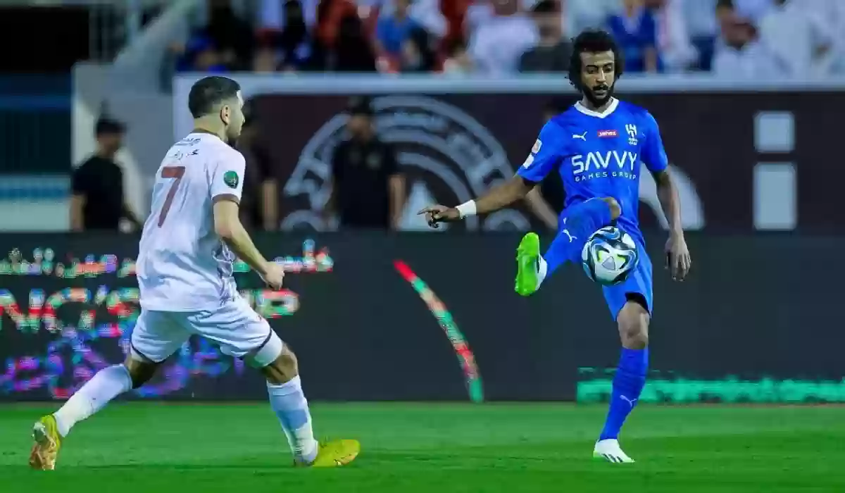 ياسر الشهراني الأسرع في مواجهة ‎الهلال أمام الجبلين.