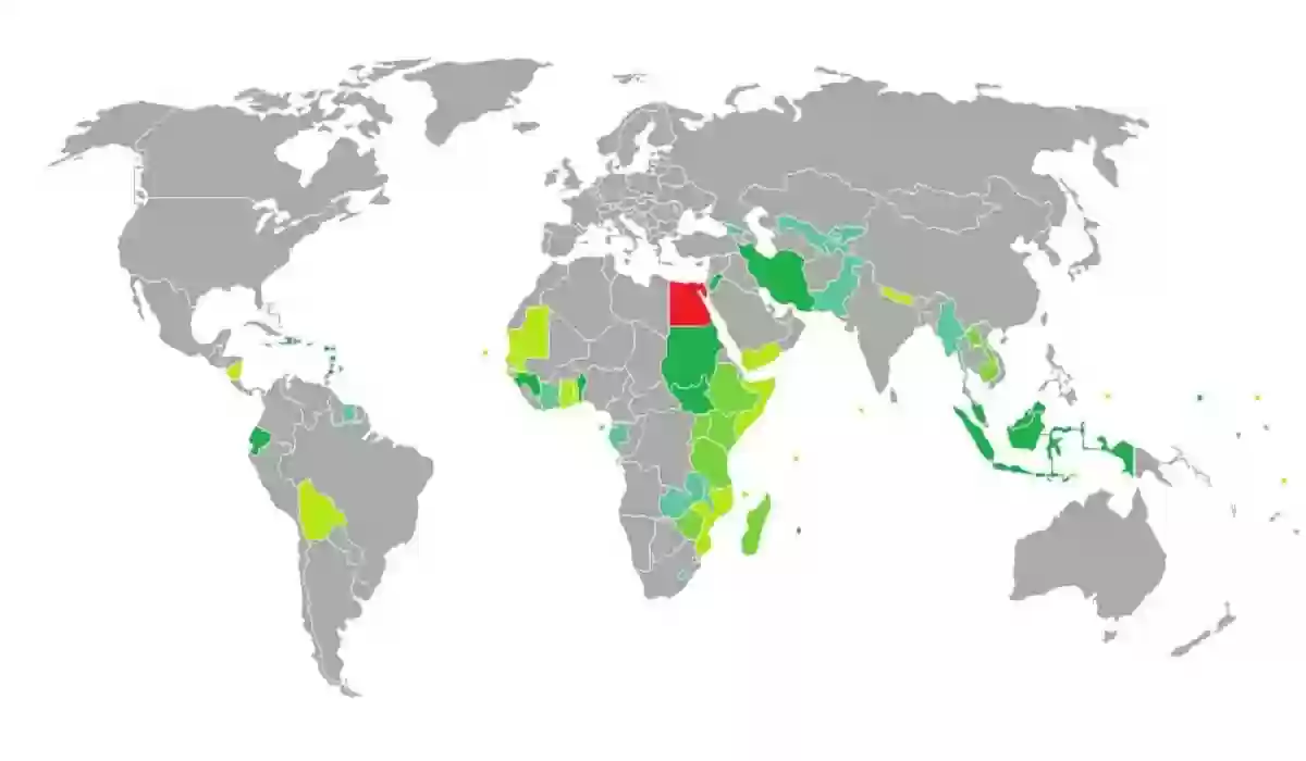كم دولة يمكنك التنقل لها بدون فيزا